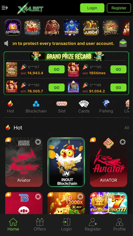 x44 bet game