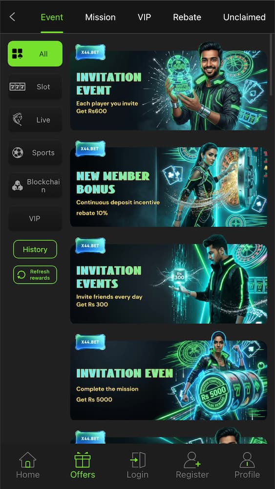 x44 bet game